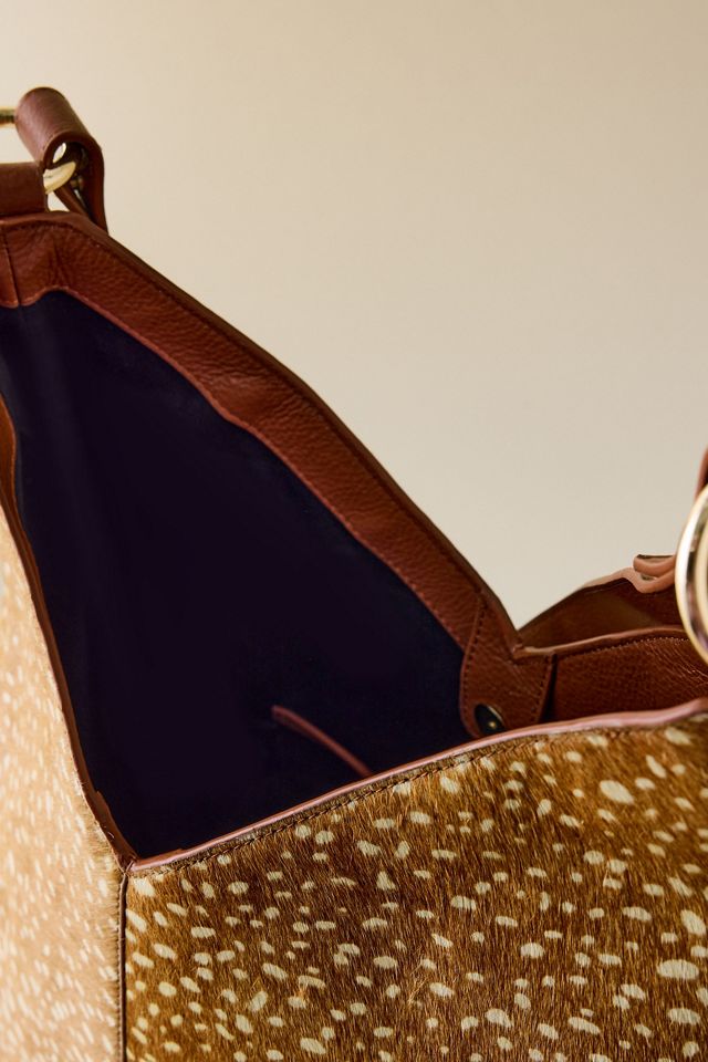 Borsa Hobo con Stampa Cervo #5