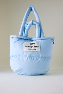 Sac Cabas Matelassé Recyclé en Blue chez Anthropologie - Mads Norgaard - Modalova