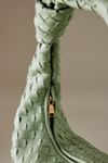The Brigitte Woven Faux-Leather Shoulder Bag by Melie Bianco: Oversized ...