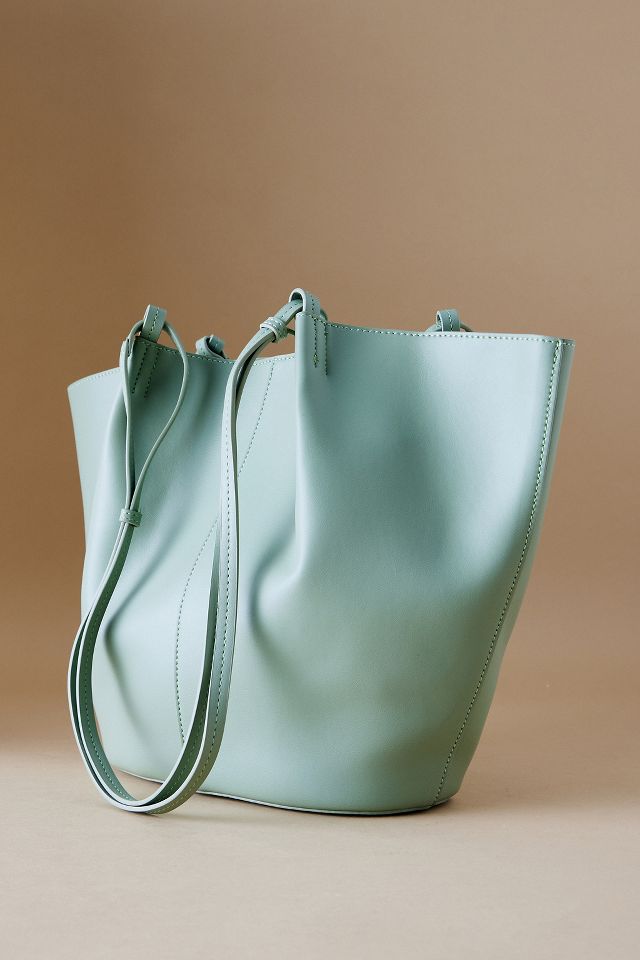 Mint green tote bag clearance