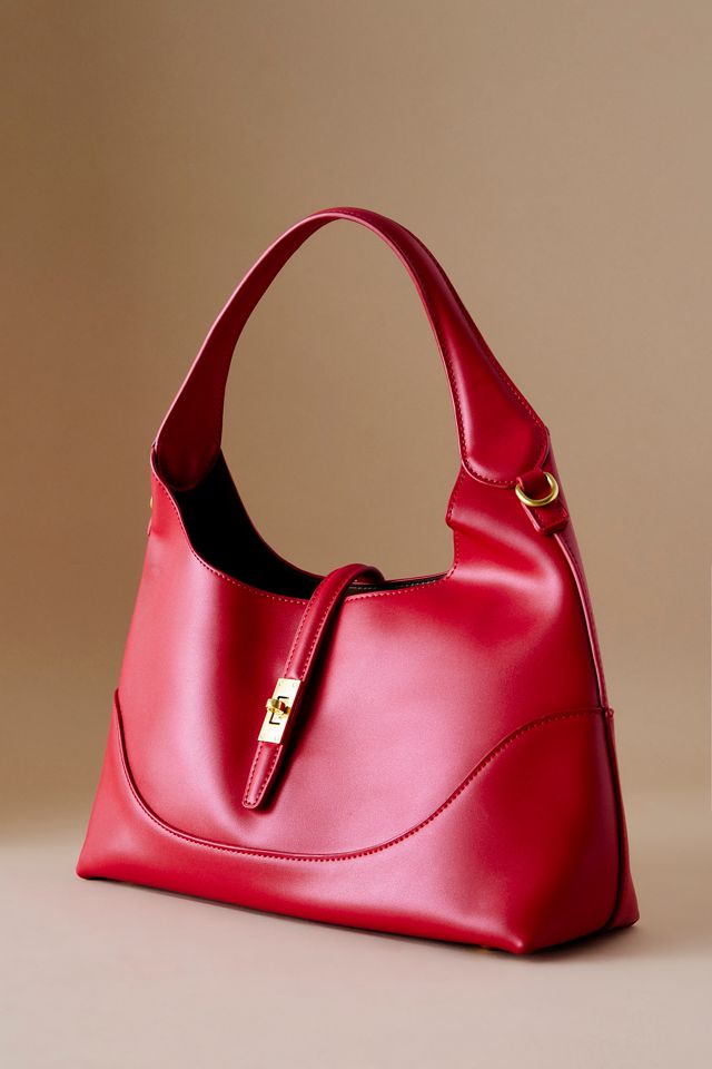 Borsa a Spalla Caroline in Finta Pelle di Melie Bianco #2
