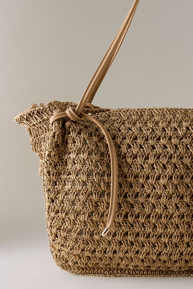 Dolce Vita Ravello Raffia Shoulder Bag #1