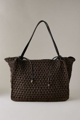 Dolce Vita Ravello Raffia Shoulder Bag