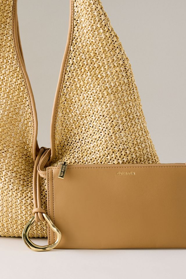 Dolce Vita Missie Raffia Mesh Tote Bag #1