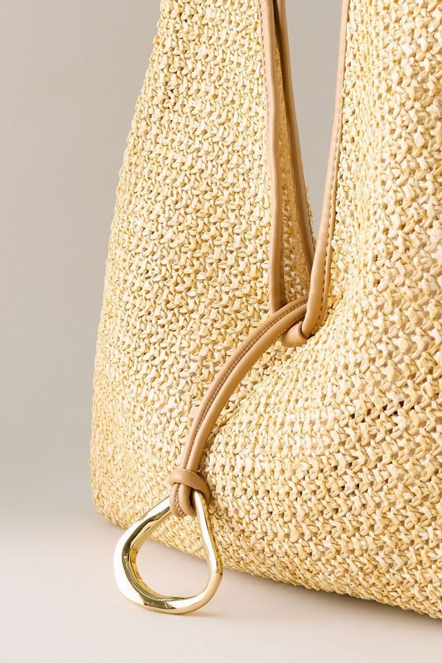 Dolce Vita Missie Raffia Mesh Tote Bag #2