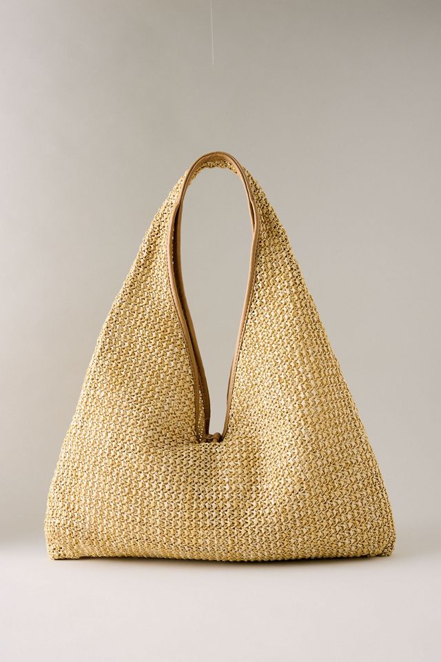Dolce Vita Missie Raffia Mesh Tote Bag #3