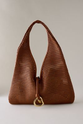 Bolso Tote de Malla de Rafia Missie Dolce Vita