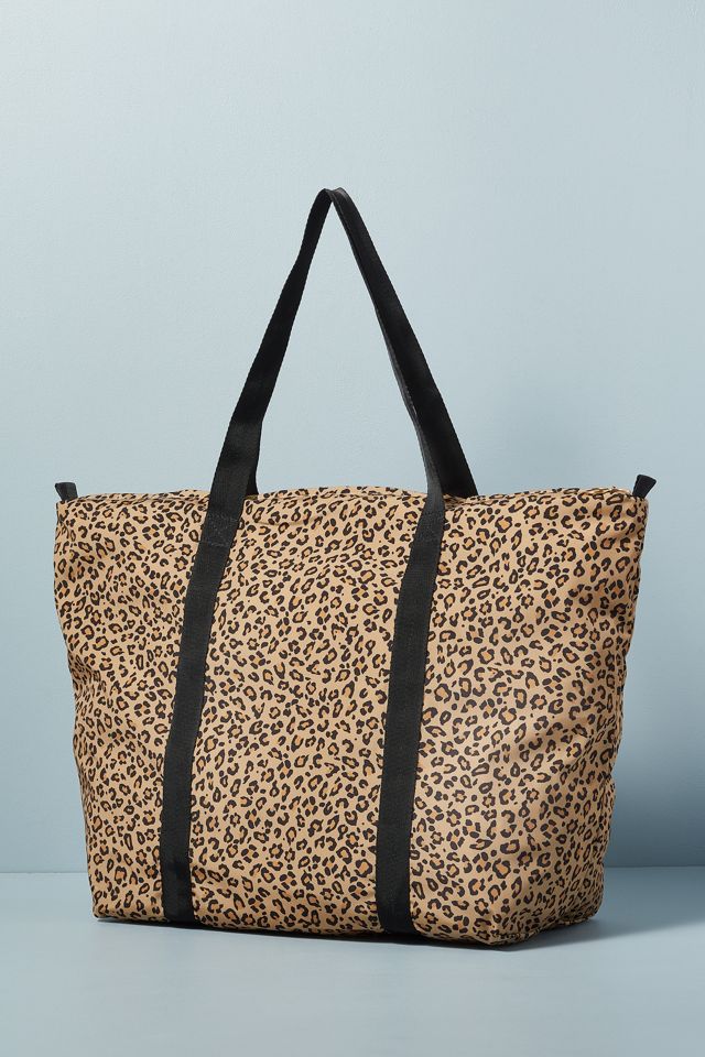 Wouf Tragetasche aus Recyclingmaterial mit Leopardenmuster #1