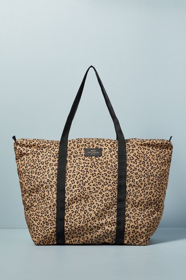 Anthropologie leopard clearance tote