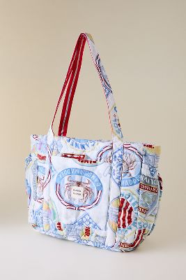 Sac Fourre-Tout Réversible Surdimensionné chez Anthropologie - Damson Madder - Modalova