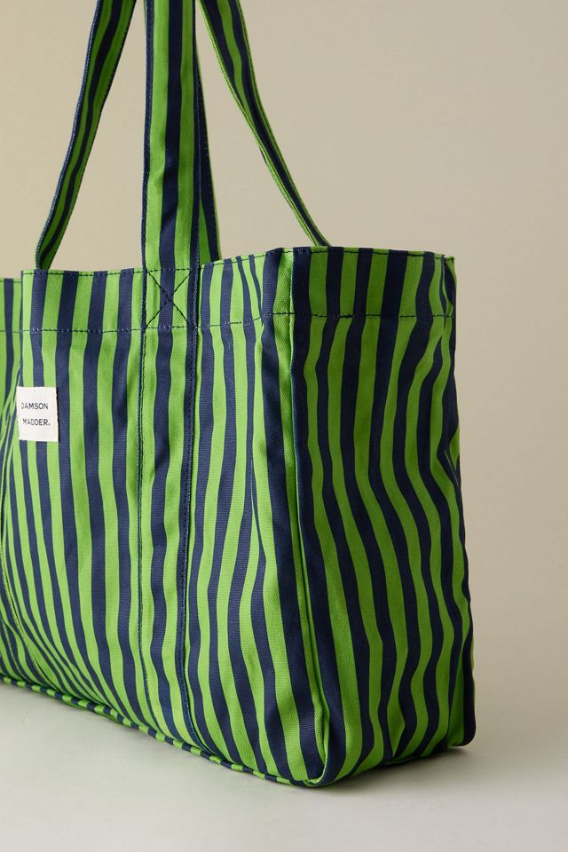 Sac fourre-tout en toile rayé Damson Madder #2