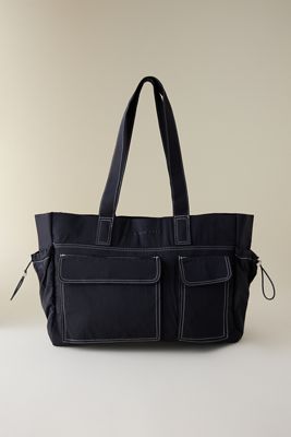 トートバッグ Damson Madder Canvas Tote Bag canvas tote bag with embroidery – Damson Madder