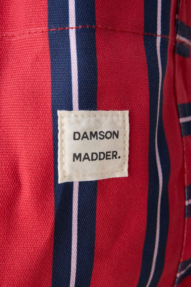 Damson Madder Stripe Canvas Tote Bag #3