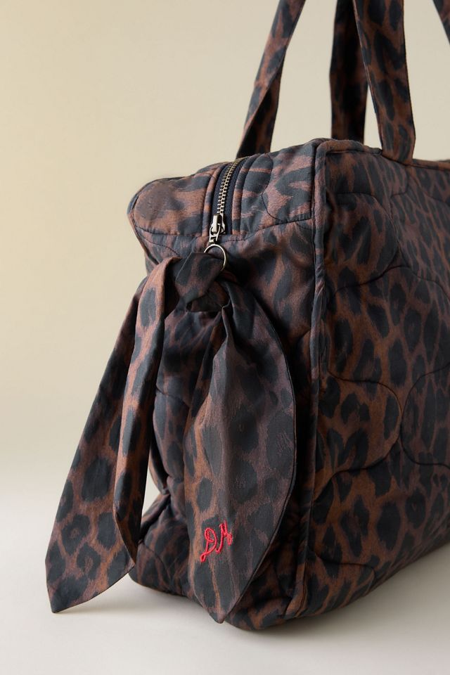 Damson Madder Quilted Leopard Bag #1