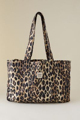 Damson Madder Leopard Tote Bag