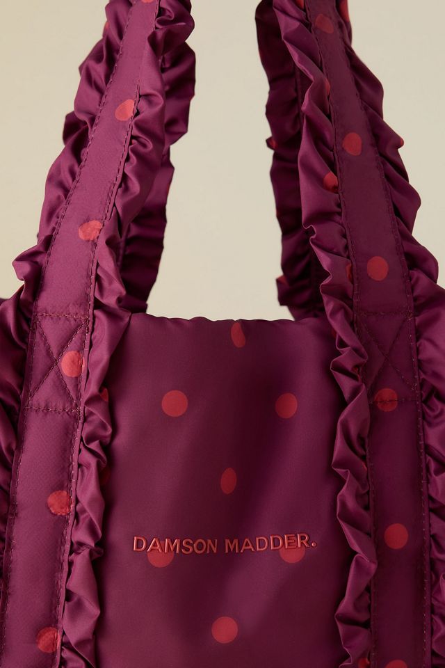 Bolso Tote Burdeos de Lunares Damson Madder #1