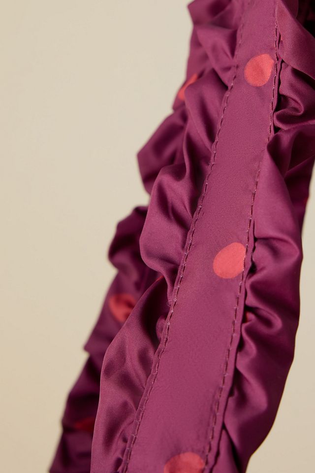 Bolso Tote Burdeos de Lunares Damson Madder #3