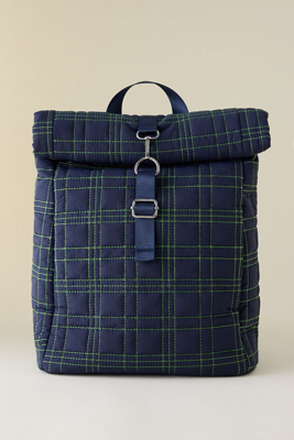 Damson Madder Maja Roll-top Backpack In Blue
