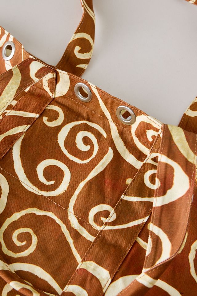 Bolso Tote de Lona con Ojales Damson Madder #1