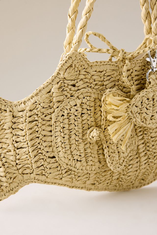 Bolso de Pez de Rafia Damson Madder #1