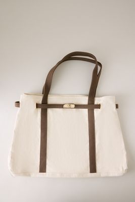 By Anthropologie Lässige Canvas-Tragetasche