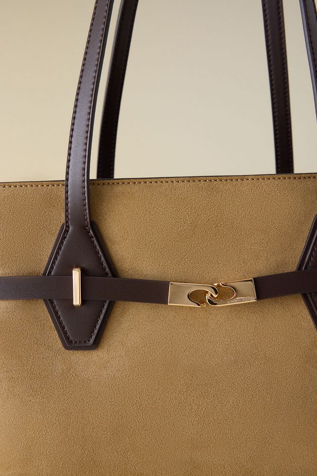 Charles & Keith XL Arlet Recycled Suede Tote Bag #1