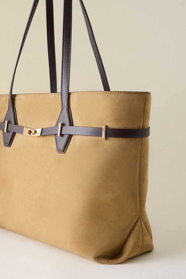 Charles & Keith XL Arlet Recycled Suede Tote Bag #2
