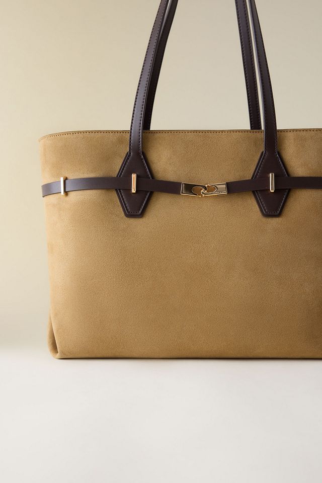 Charles & Keith XL Arlet Recycled Suede Tote Bag #3