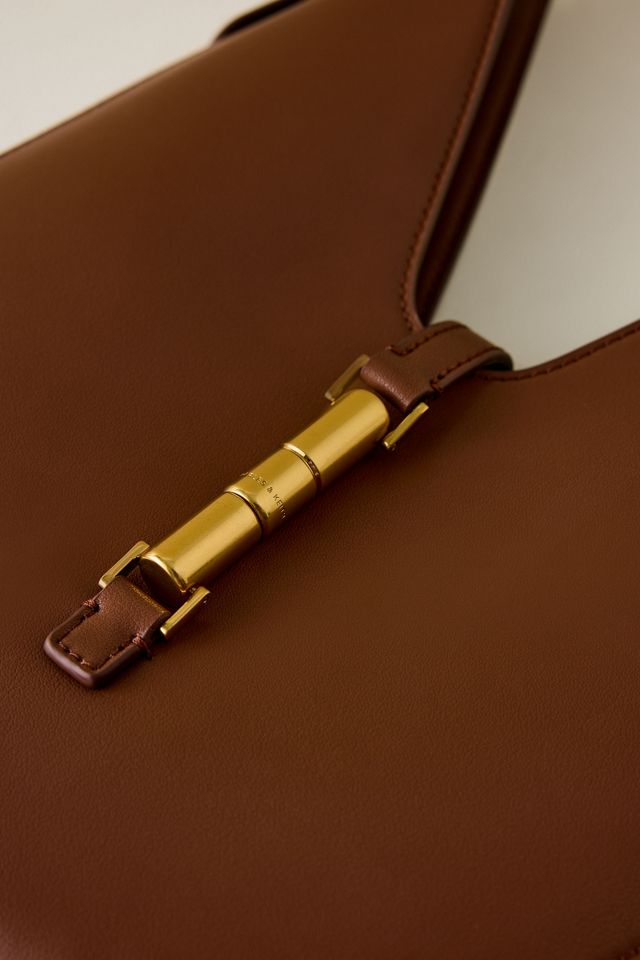 Charles & Keith Cesia Metallic-Accent Hobo Bag #2