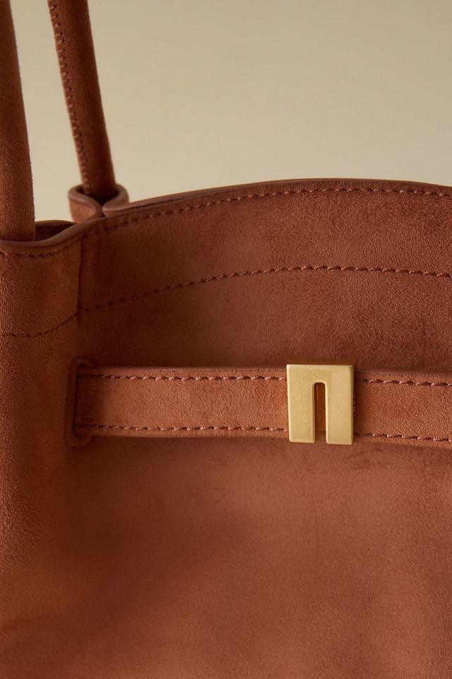 Borsa Tote Media in Finta Pelle Scamosciata Hana JW PEI #3
