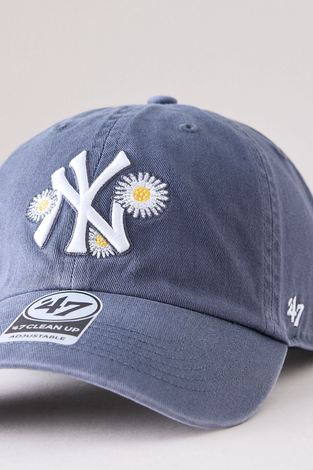 '47 Große Gänseblümchen-Bestickte Yankees-Baseballkappe #1