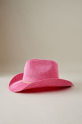 Glitzer Stroh Cowboyhut