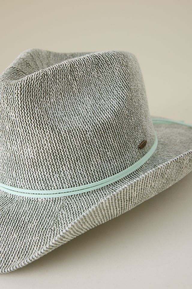 Chapeau de cowboy en paille scintillante #1