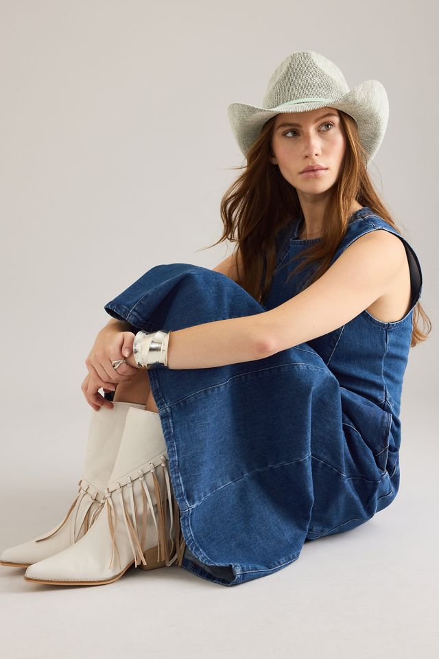 Chapeau de cowboy en paille scintillante #4