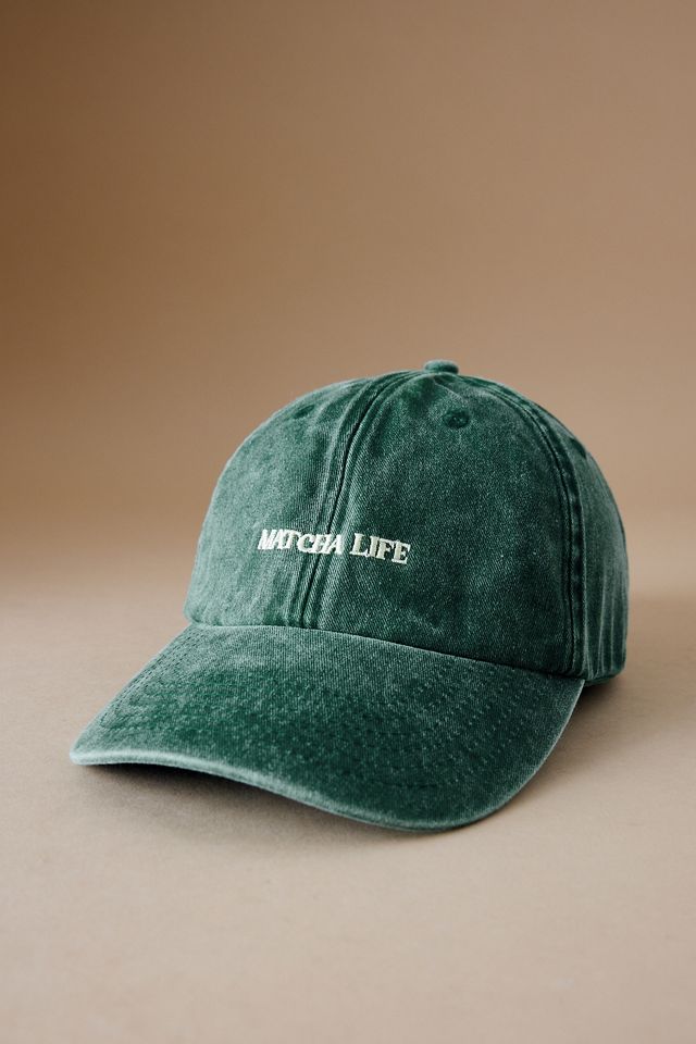 Matcha Life Embroidered Baseball Cap #1