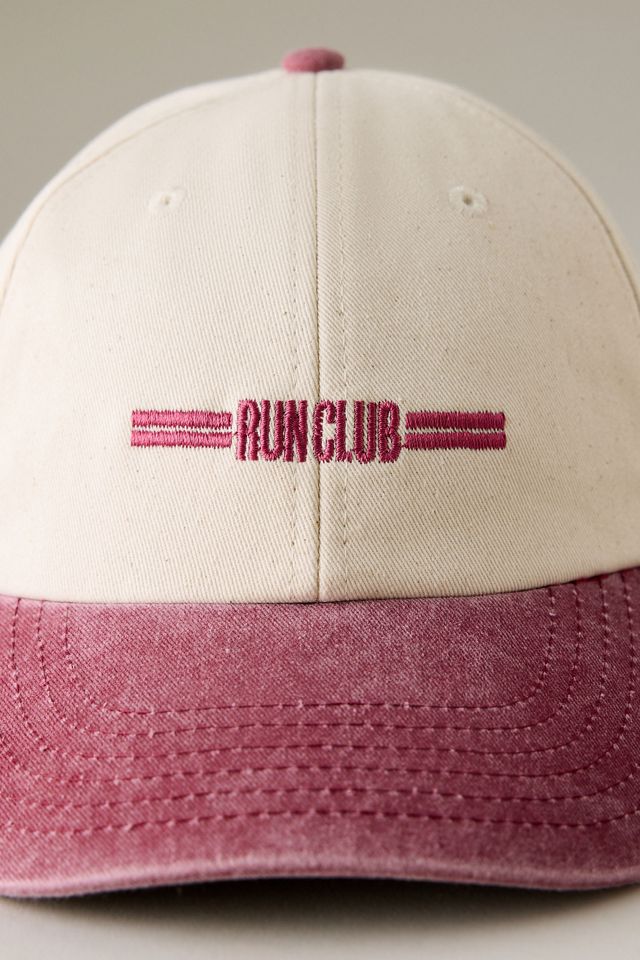 Run Club Embroidered Baseball Cap #1