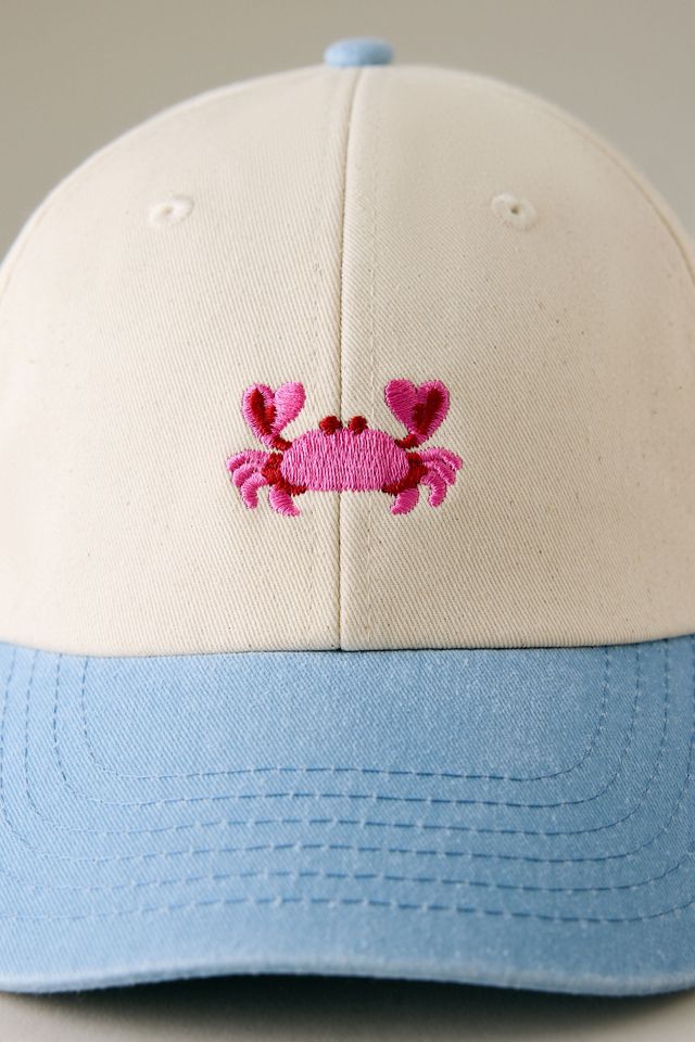 Baseballkappe mit Krabben-Stickerei #1