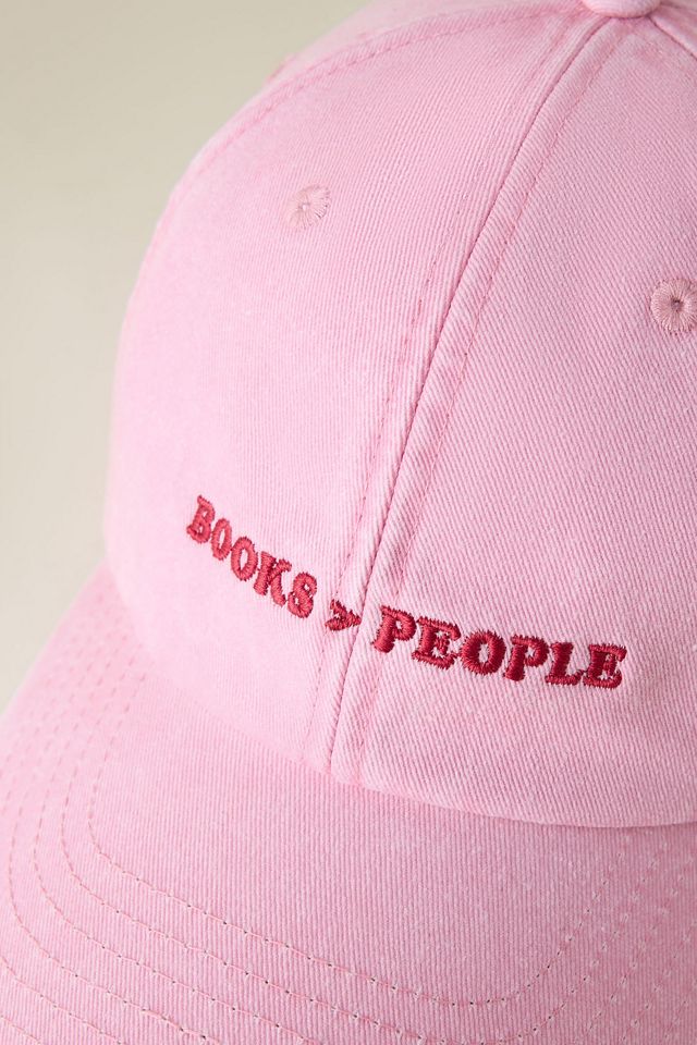 Books Over People Embroidered Baseball Cap #1