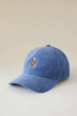 Casquette de baseball en velours côtelé brodé Teddy par en - By Anthropologie - Modalova