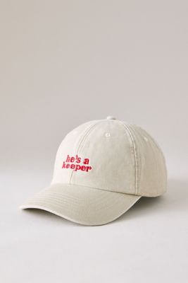 He's a Keeper Embroidered Baseball Cap 