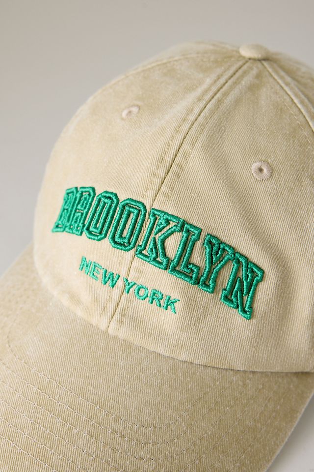 Brooklyn Embroidered Cotton Cap #1