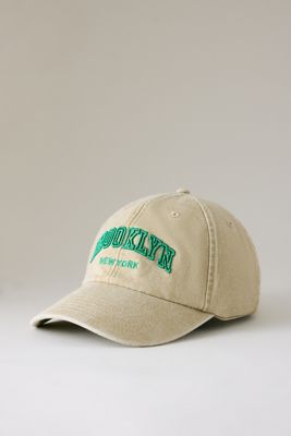 Gorra de Algodón Bordada Brooklyn