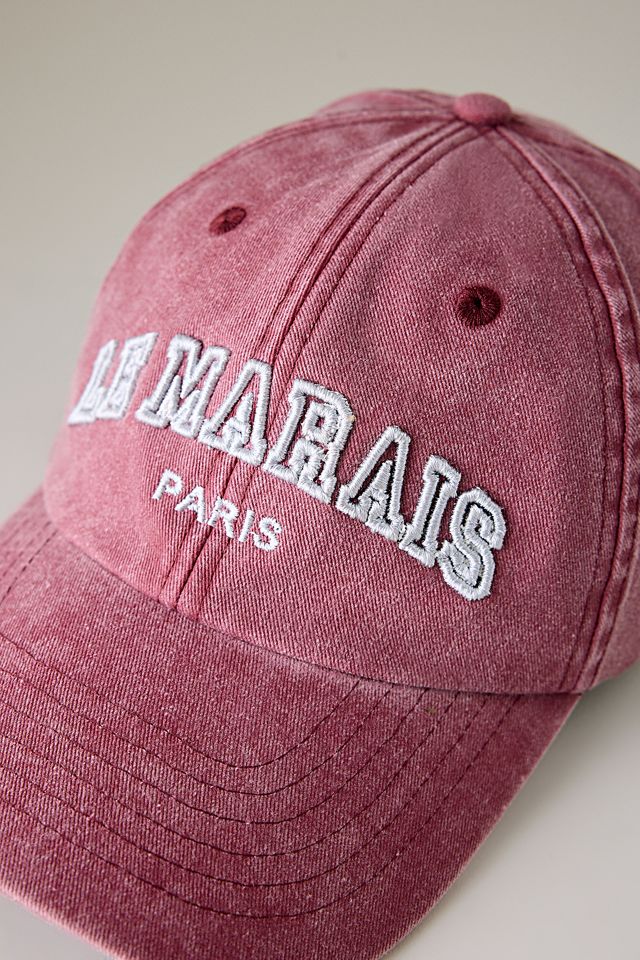 Le Marais Embroidered Cotton Cap #1
