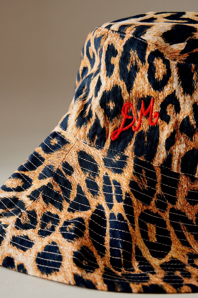 Chapeau Bob Imprimé Animal Damson Madder #1