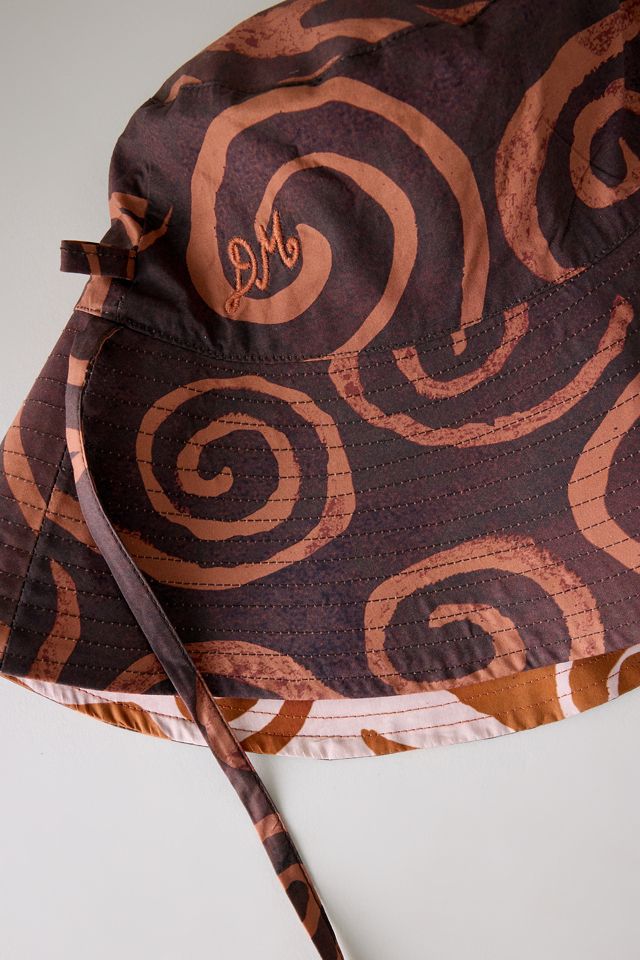 Damson Madder Reversible Swirl Sunhat #1