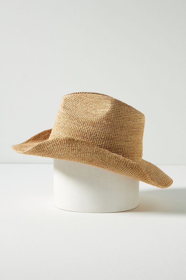 Sombrero Ranchero de Rafia Enrollado By Anthropologie #7