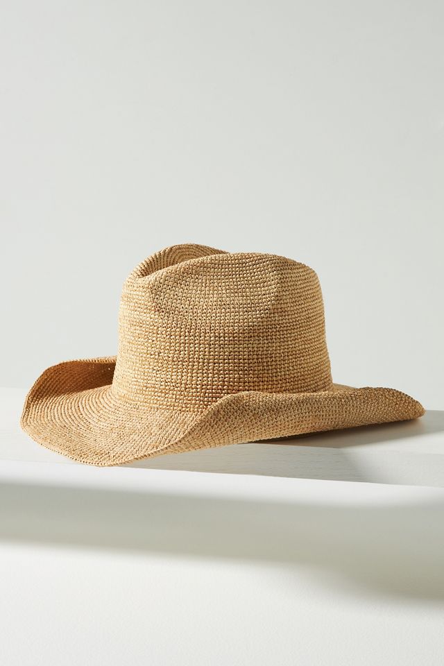 Sombrero Ranchero de Rafia Enrollado By Anthropologie #1
