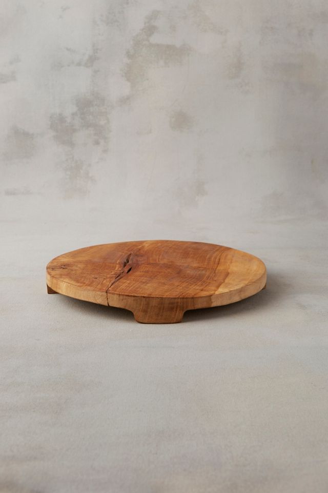Footed Teak Serving Board #4