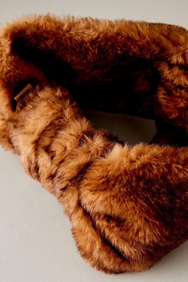 UGG Stirnband aus Fellimitat mit gedrehtem Design #3