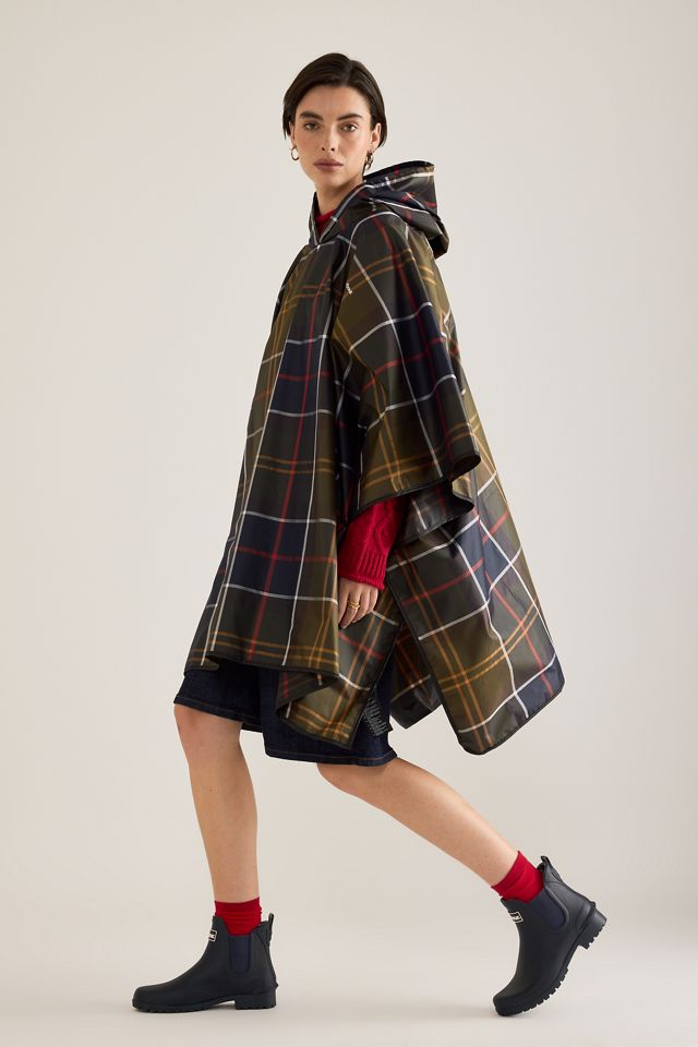 Barbour Tartan Showerproof Poncho #2